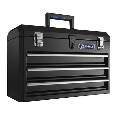 3 drawer metal tool box kobalt 3-drawer portable|kobalt tool box clearance.